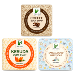 Coffee, Kesuda & Sandalwood Combo Soap
